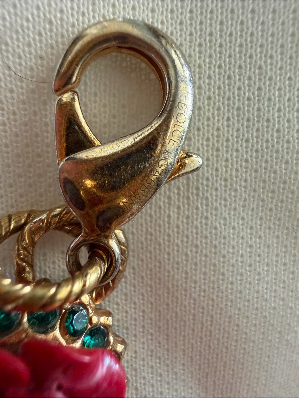 Dolce & Gabbana Rose and Heart Logo Charm Bracelet - Picture 4 of 6
